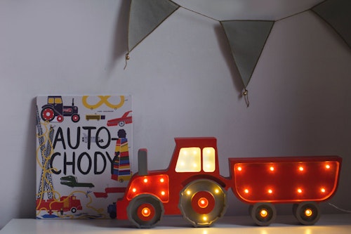 Little Lights, Nattlampe til barnerommet, Traktor Rød