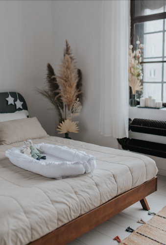 Babylove, hvit babynest
