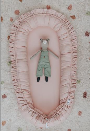 Babylove, pudderrosa babynest