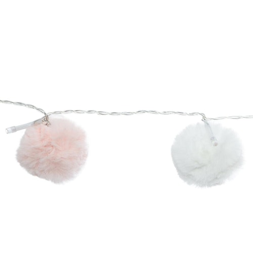 Lysslynge pompom, flerfarget