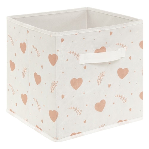 Oppbevaringskurv Hearts, 2-pack