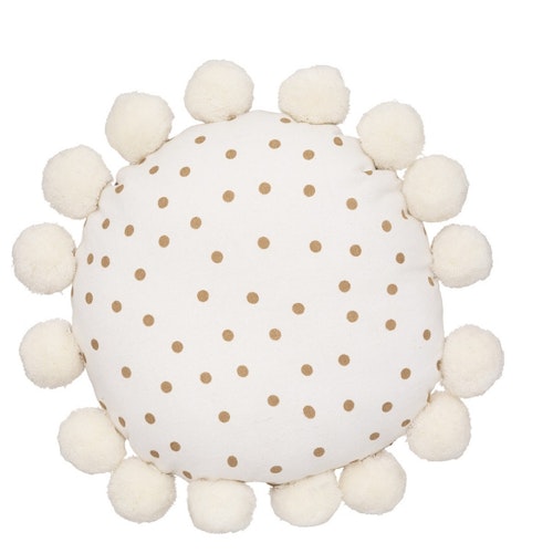 Rund pute med pompom, Dream