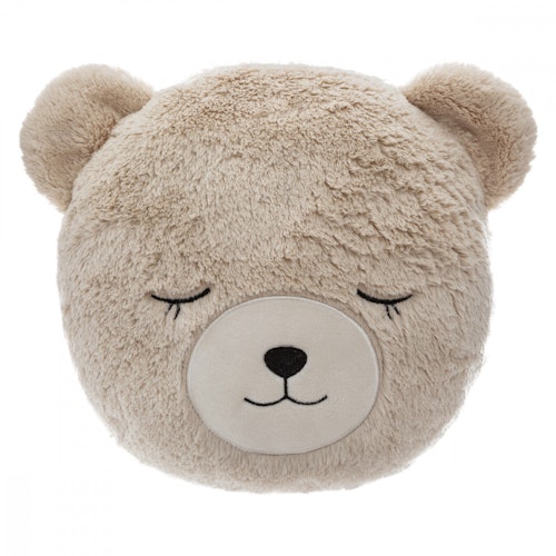 Beige pute, teddy