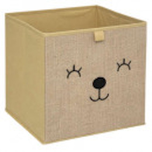 Oppbevaringskurv jute teddy