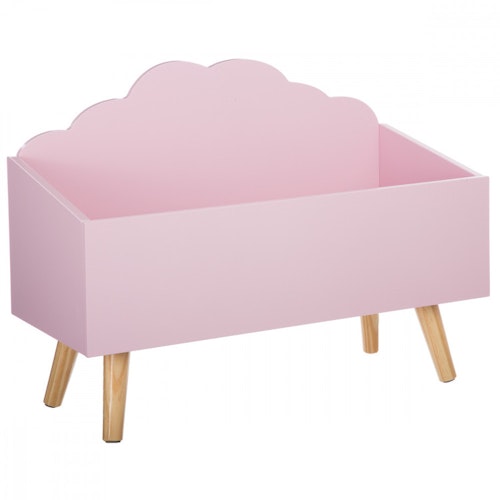 Oppbevaringsboks sky til barnerommet, rosa
