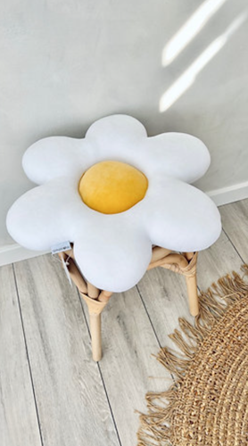 Blomsterpute til barnerommet, mustard