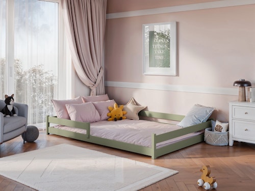 Stor juniorseng Fiora 140x200 cm, olive