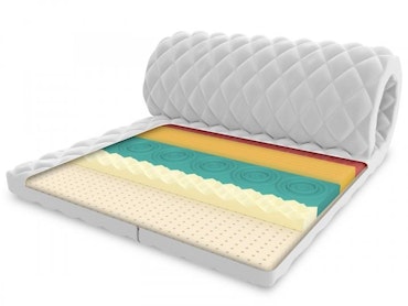 Overmadrass til barneseng/juniorseng, Frutti Latex 6 cm
