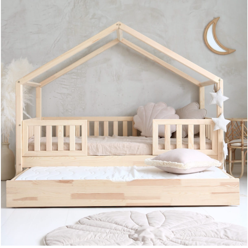 Husseng Karla Duo natur 90x190 cm med ekstra seng