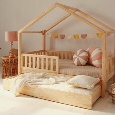 Husseng Karla natur 90x190 cm med ekstra seng