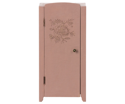 Maileg, tregarderobe vintage, lys rose