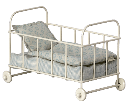 Maileg, Barneseng metall mikroblå