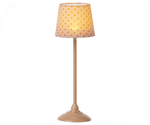 Maileg, gulvlampe til dukkehus, mørkt pudder