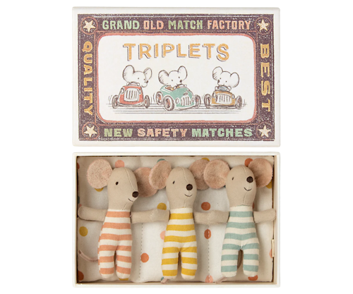 Maileg, Triplet babyer i boks
