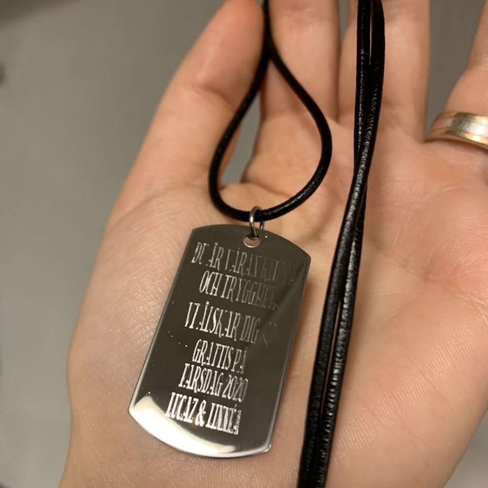Halsband - dogtags