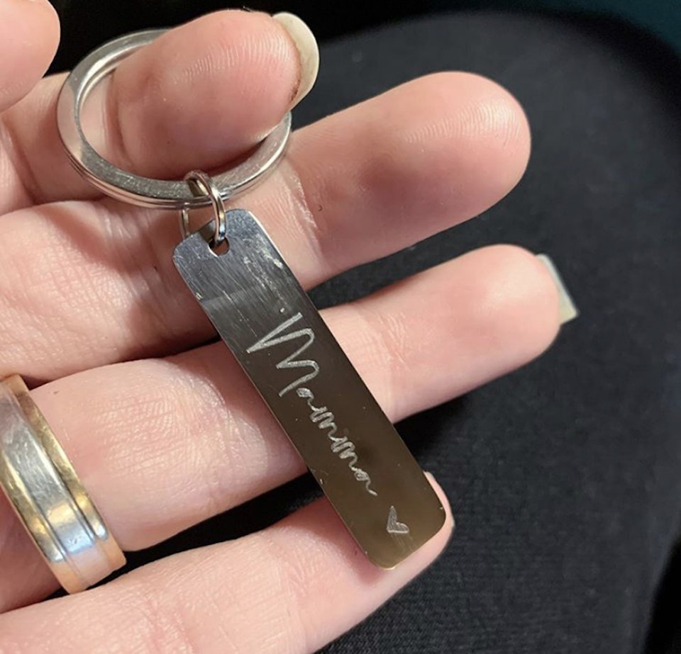 Nyckelring: 40x10mm