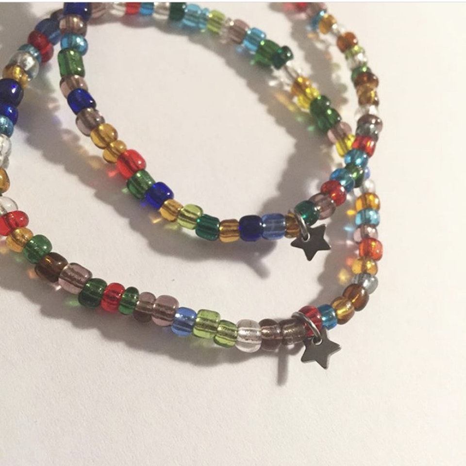 Armband: lilla stjärna