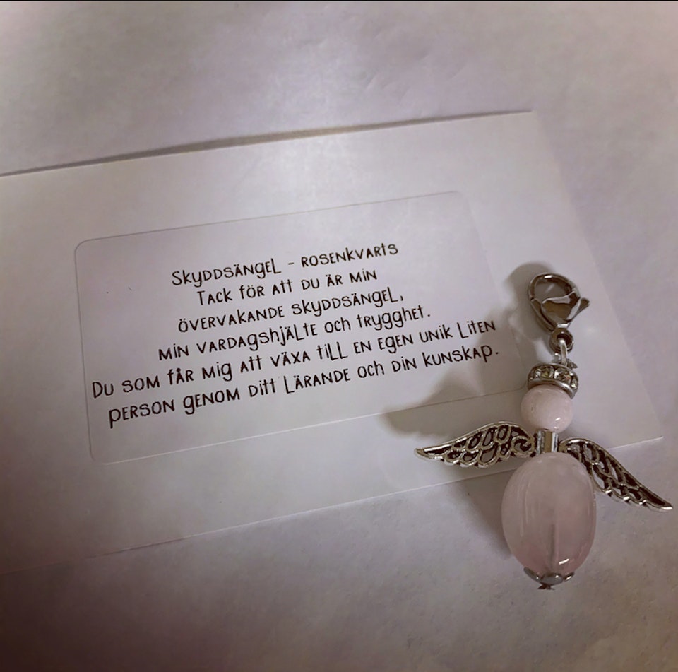 Skyddsängel - rosenkvarts