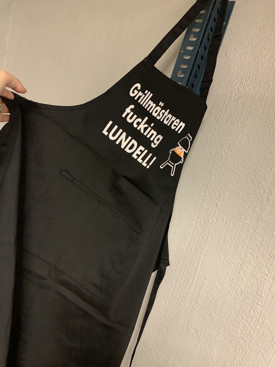 Förkläde med ficka