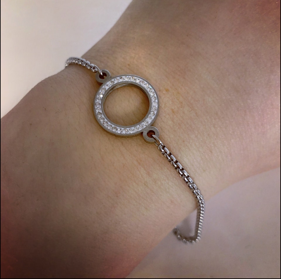 Armband - rostfritt länk