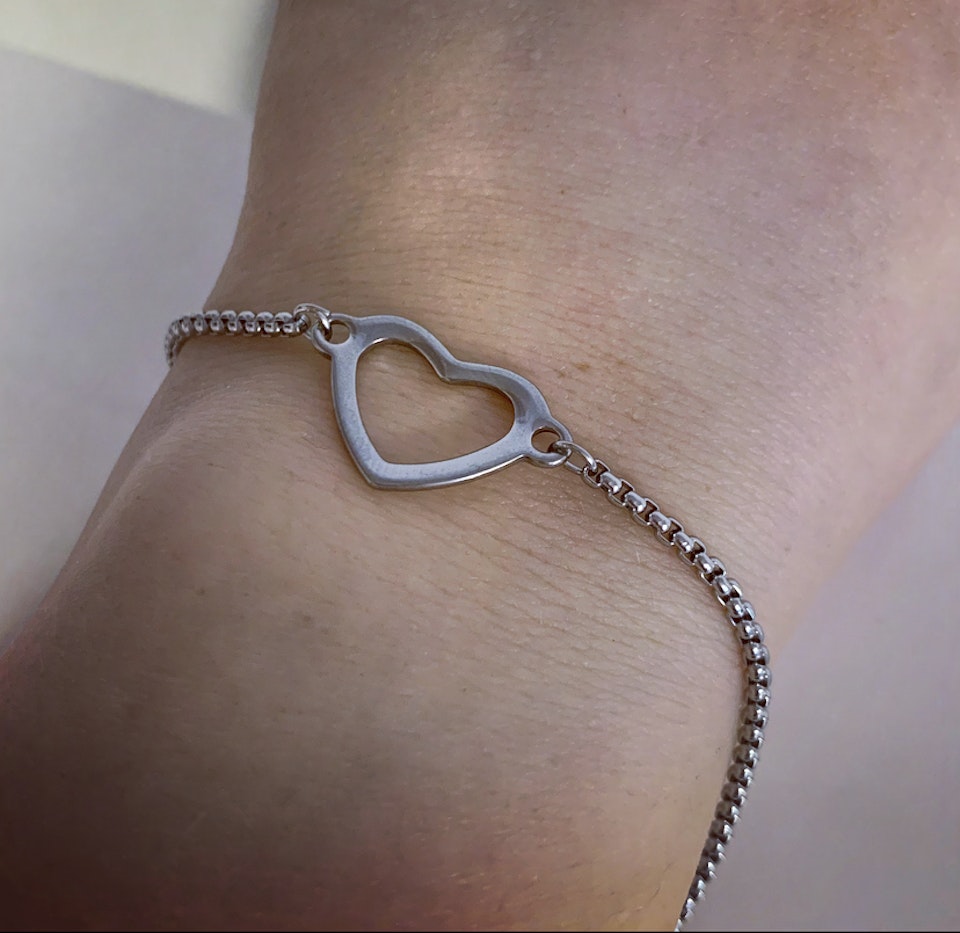 Armband - rostfritt länk