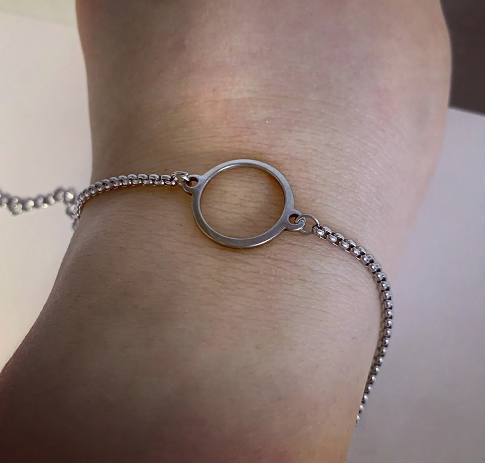 Armband - rostfritt länk