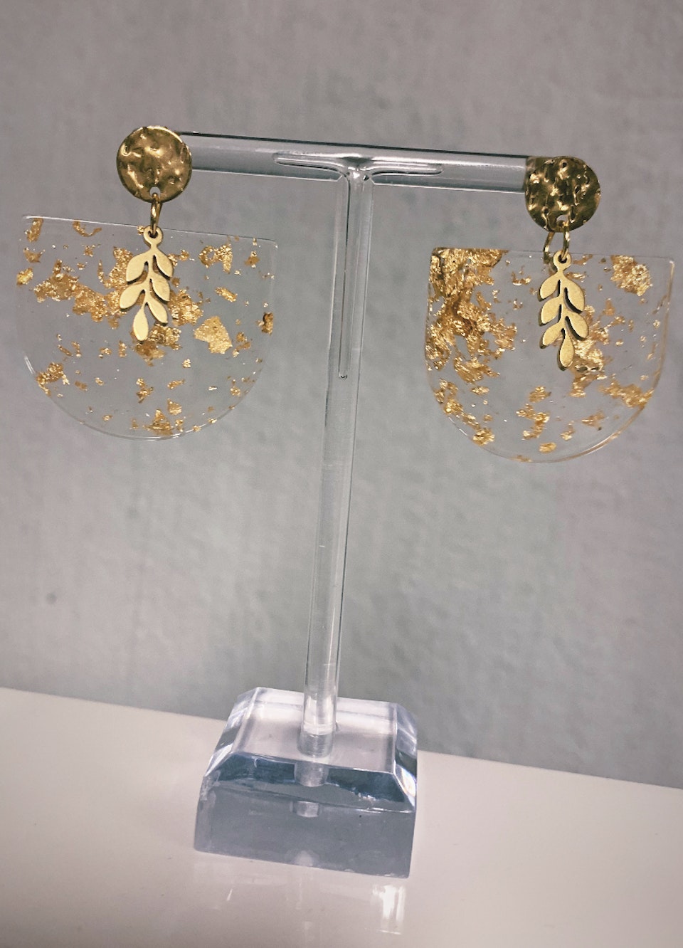 Örhängen: Glitter flingor