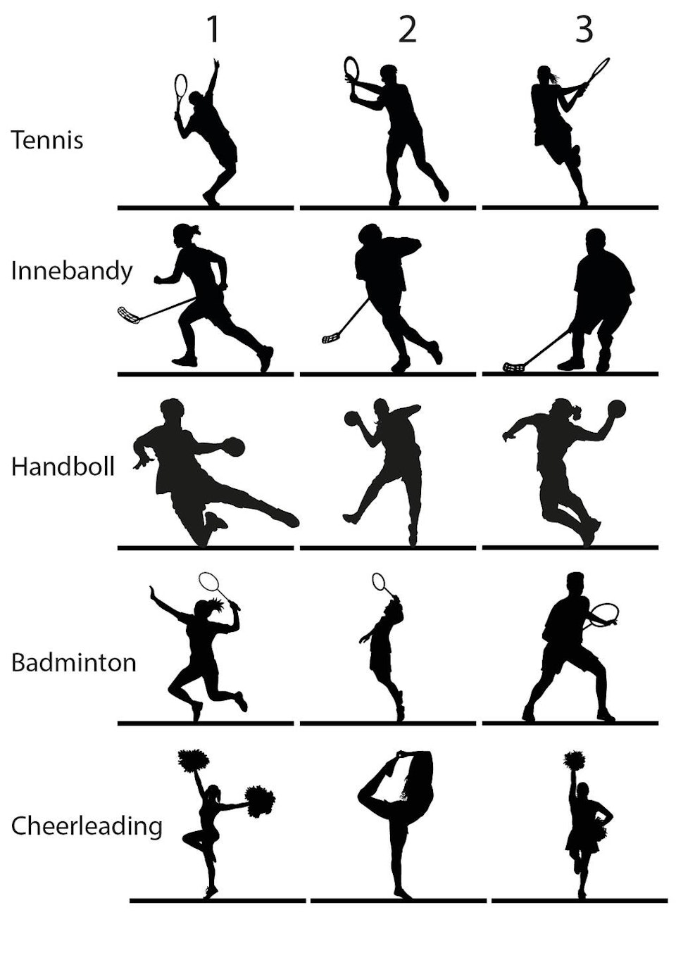 Namnskylt - sport