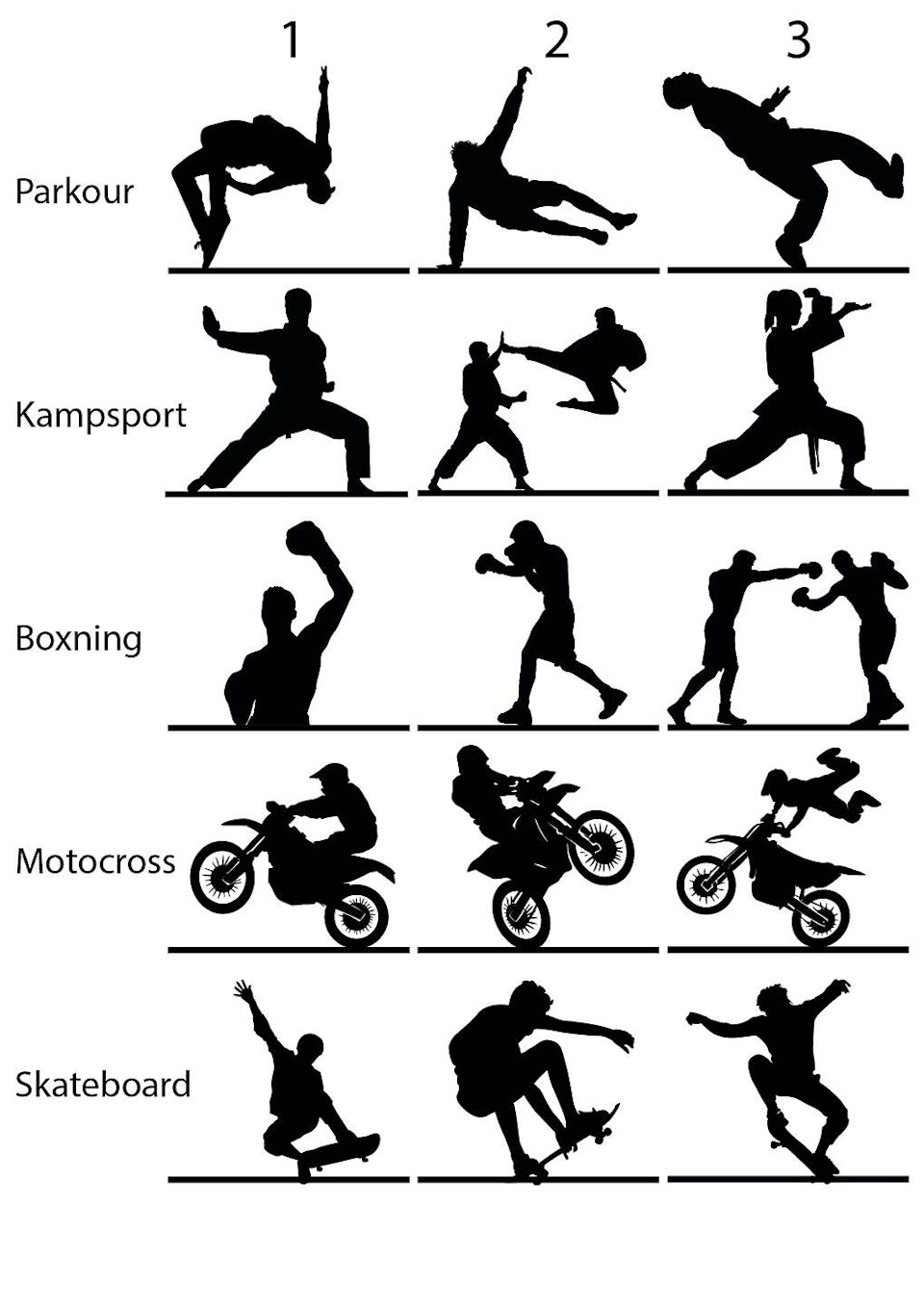 Namnskylt - sport