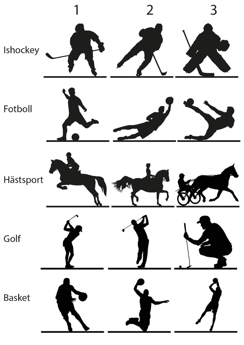 Namnskylt - sport