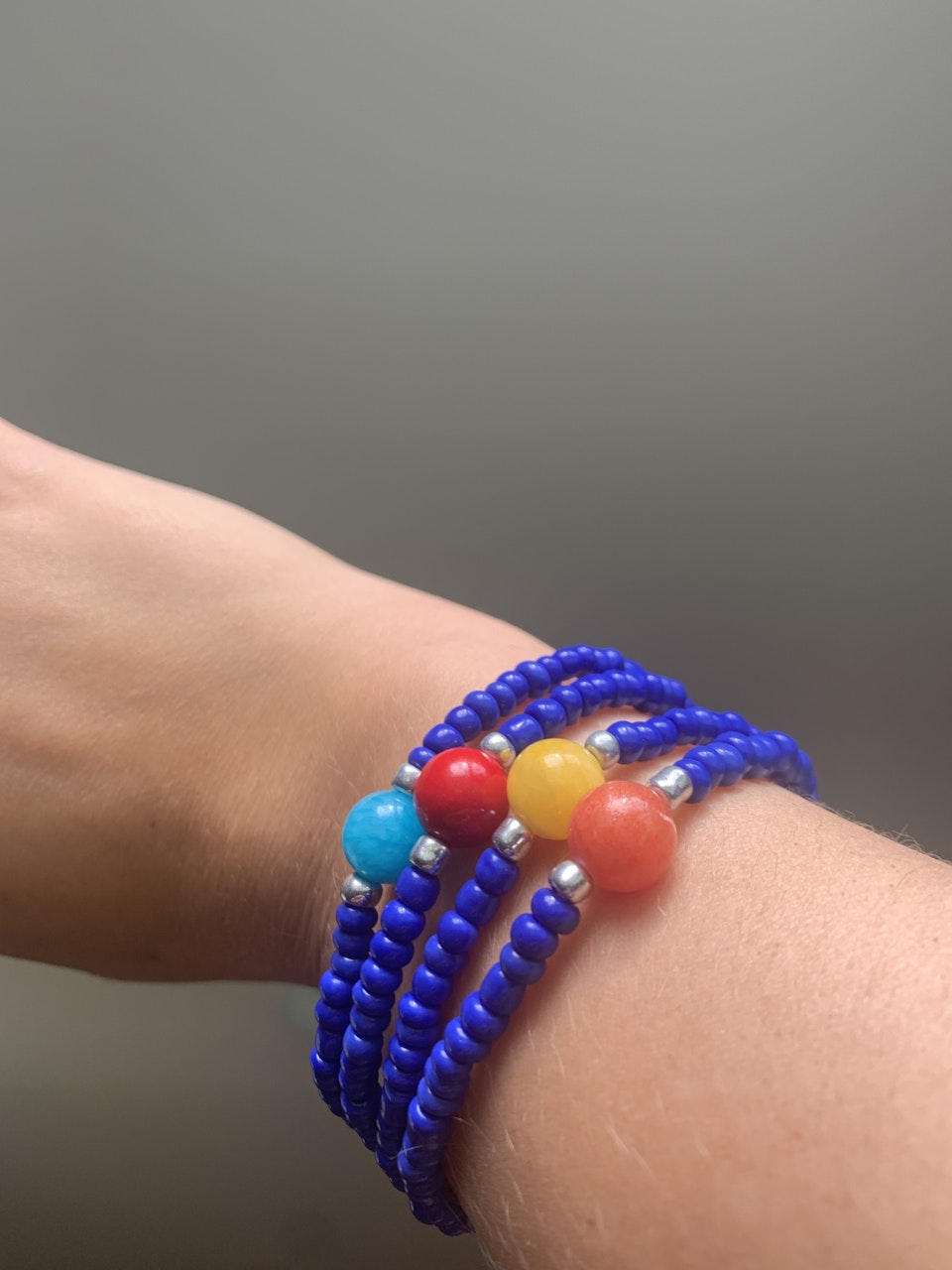 ”Godis”armband - blå