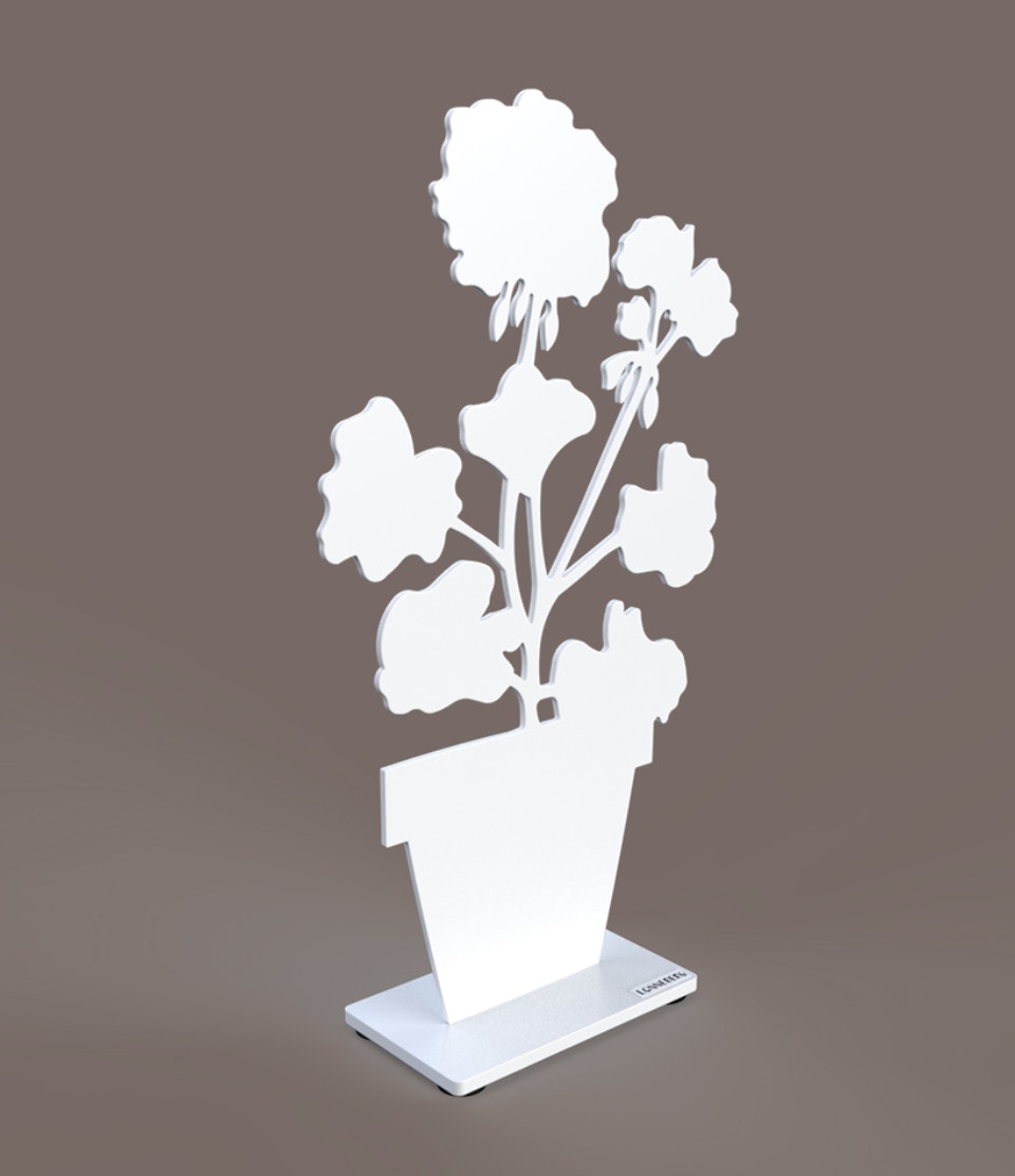 Plåt - Pelargon, 30cm