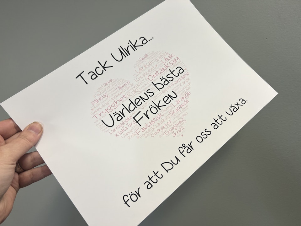 Posters A4 - hjärta