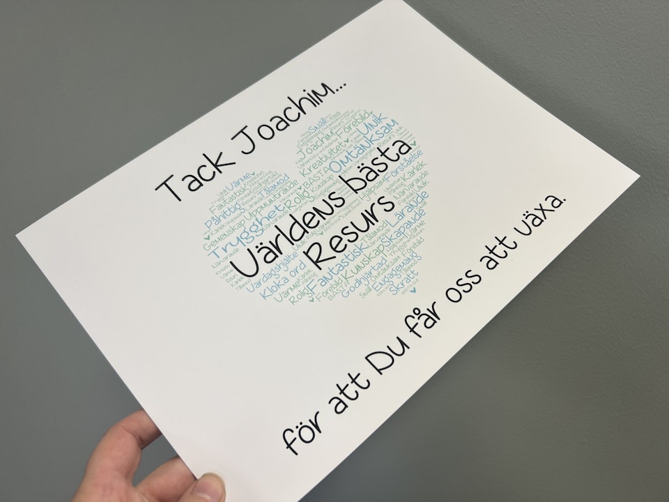 Posters A4 - hjärta