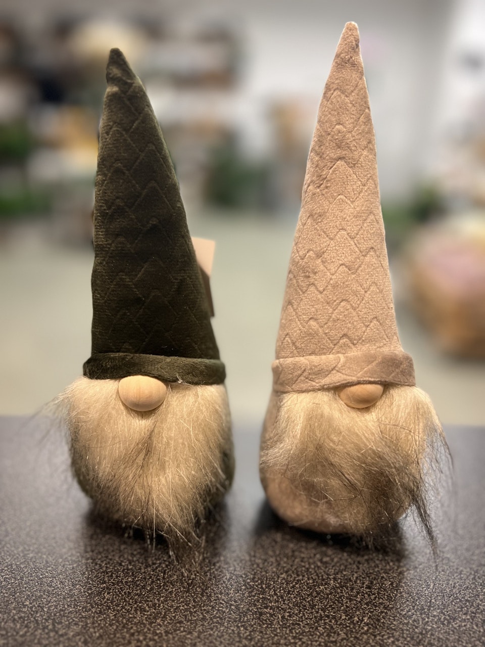 Tomte Grön el.beige