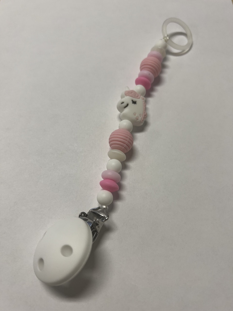 Napphållare: unicorn rosa