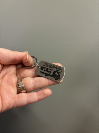Nyckelring: dogtags