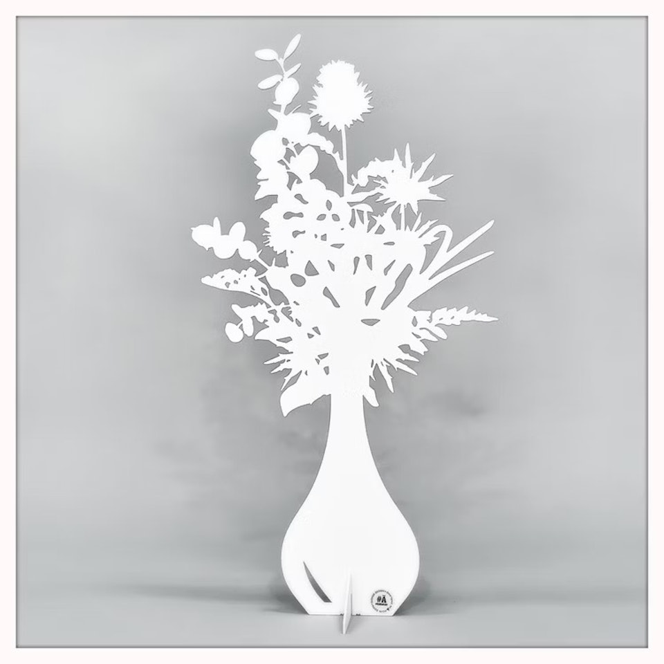 Älska plåt: blombukett