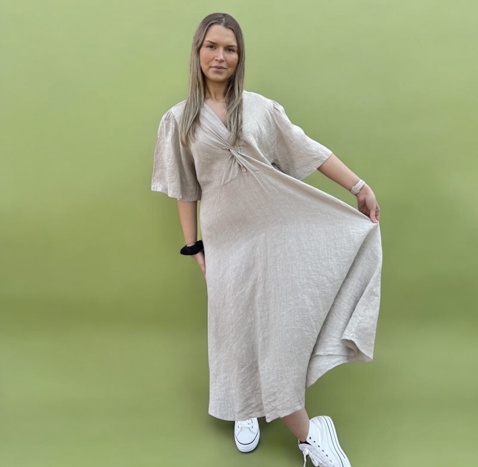 Vera linendress 100% linne