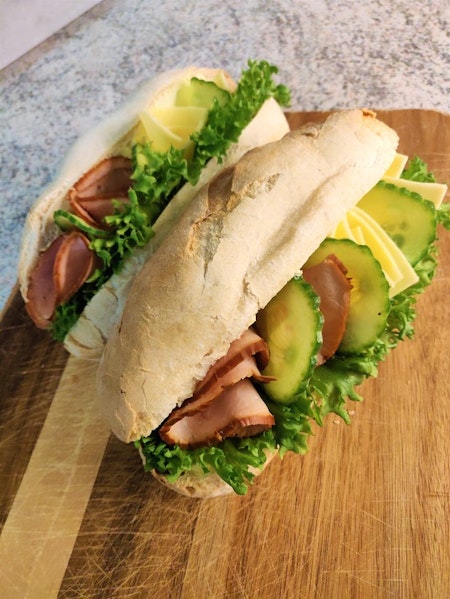 Ost/skinkbaguette