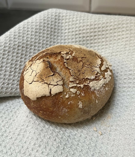 Gräddats rågsur portion