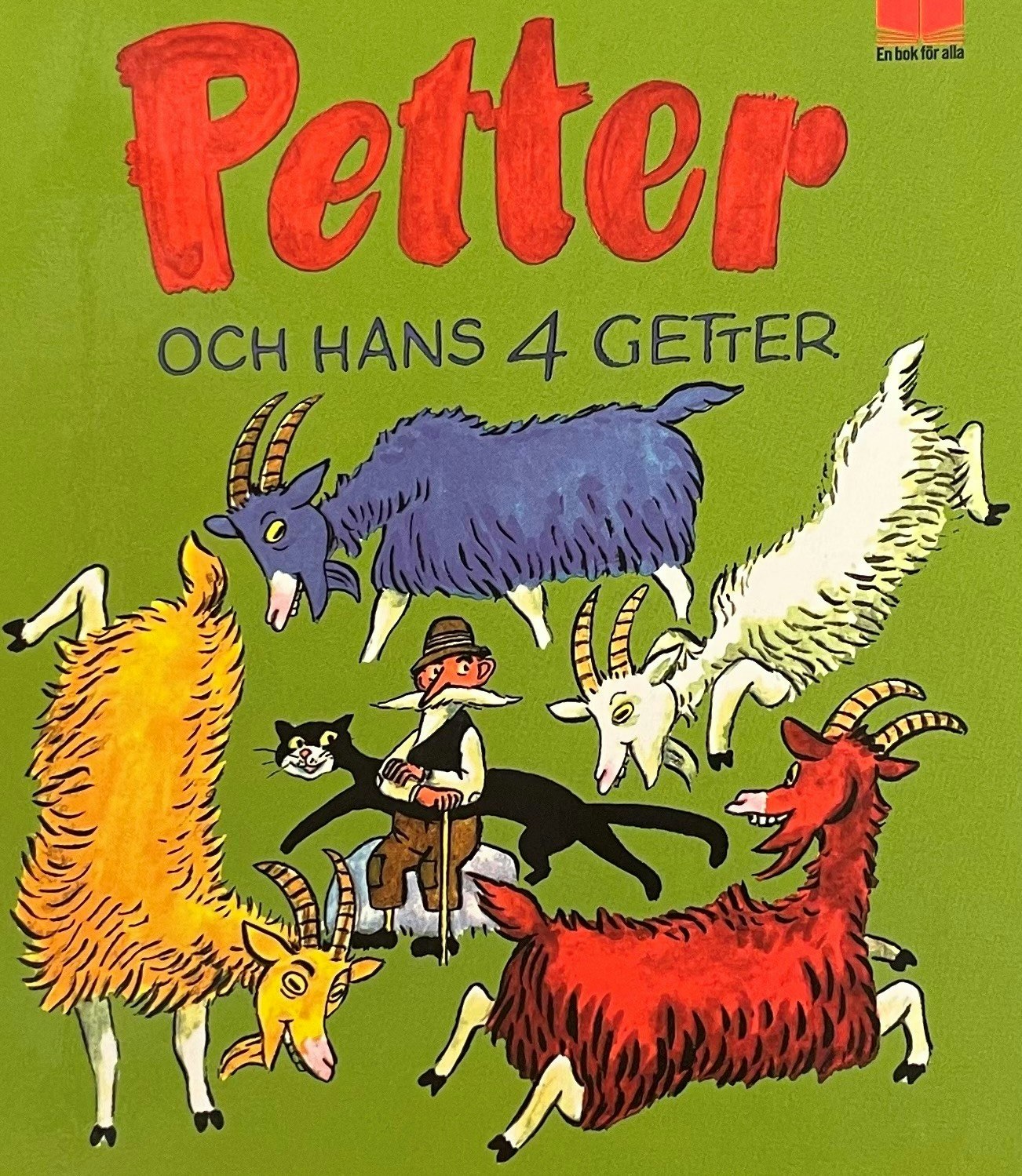 Barnbok Petter och hans fyra Getter
