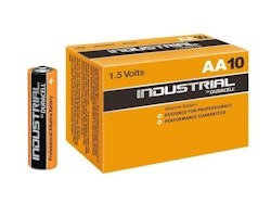 Batteri Duracell INDUSTRIAL, 1,5 volt, LR6 Mignon AA (10 st)