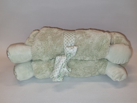 Babyfilt groda med huvud och fötter - UTAN broderi
