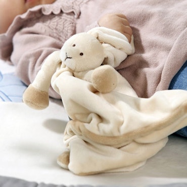 Snuttefilt - Diinglisar, Kanin beige - UTAN broderi