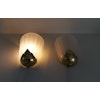 Art Deco Pair of Wall Lights Brass and Glass Sweden 1930s