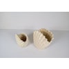 Midcentury Modern Pair of Seashell Vases by Vicke Lindstrand , Sweden