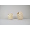 Midcentury Modern Pair of Seashell Vases by Vicke Lindstrand , Sweden