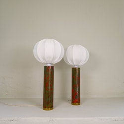 Mid-Century Modern Rare and Large Ceramic Table Lamps, Sweden, 1960s