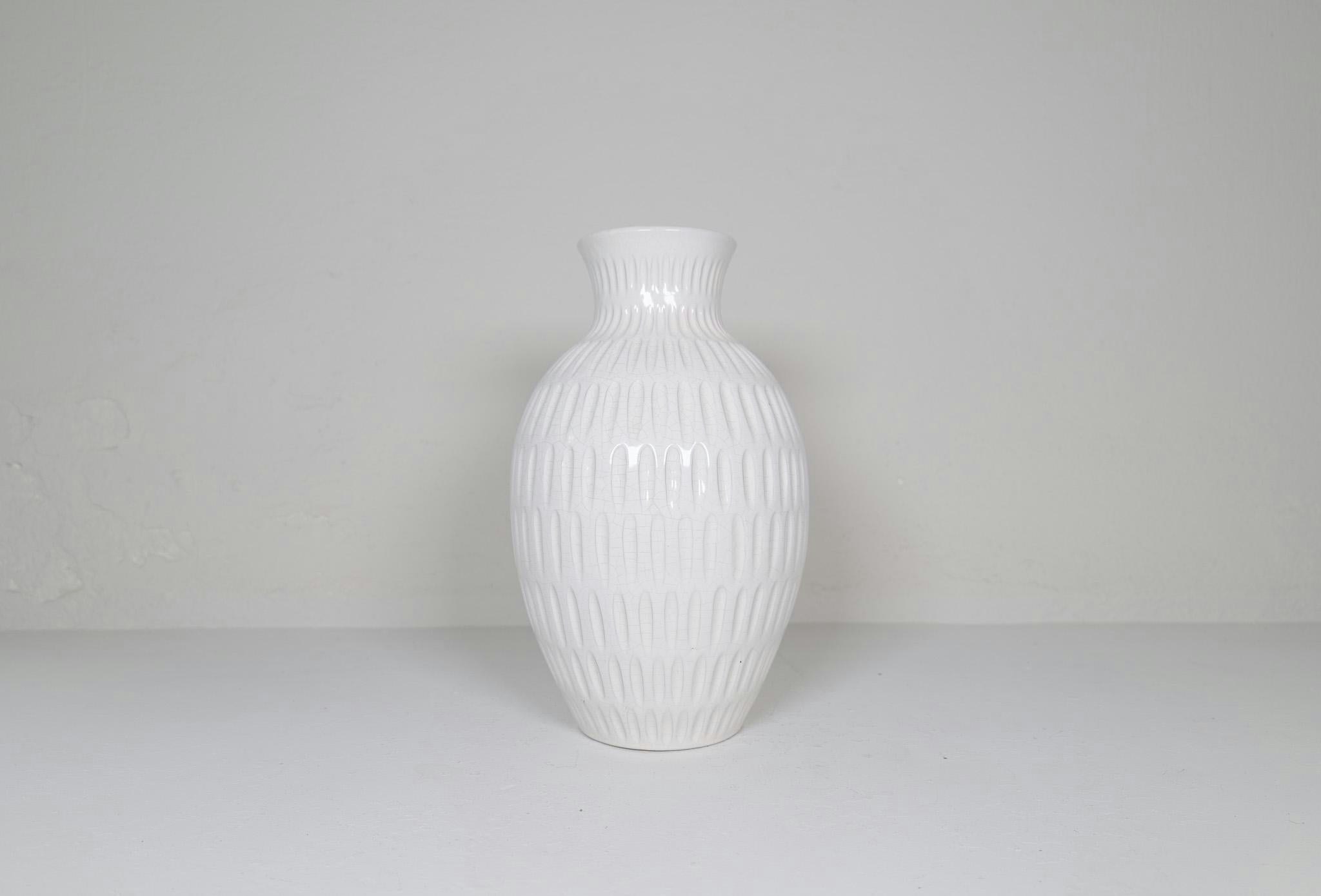 Art Deco Large Vase Ekeby Anna-Lisa Thomson, 1940s, Sweden